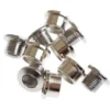 Single Kettenblattschrauben Stahl - 5mm - Silber -Velo Glans Verkoop 0021647 blb single chainring bolts silver 625