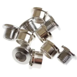 Single Kettenblattschrauben Stahl - 5mm - Silber