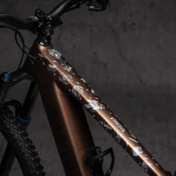 Dyedbro E-bike Frame Beschermingskit Oude School Tattoo - Wit Mat -Velo Glans Verkoop 01 EB 22210