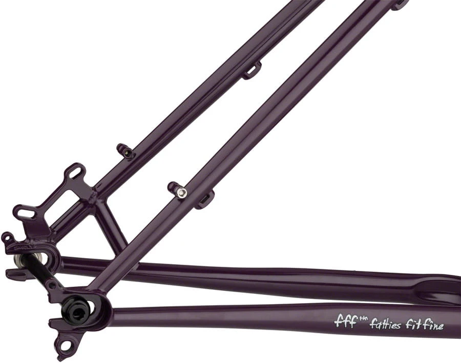 Surly Karate Monkey Frame Kit - Organische Aubergine 7 Surly Karate Monkey Frame Kit - Organische Aubergine - Afbeelding 5