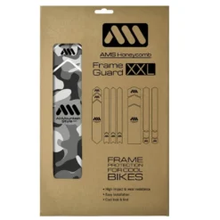 Honingraat Raam Bescherming Sticker XXL - Transparant/Camo