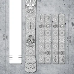 Dyedbro Beschermingsset Voor Montuur - Día De Muertos - Zwart Mat