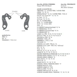 Ghost HD MTB Derailleurhanger - Zwart