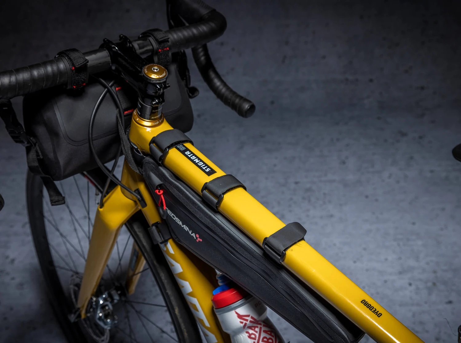 Dyedbro Gravel Frame Protection Kit Clear - Black Matte 6 Dyedbro Gravel Frame Protection Kit Clear - Black Matte - Afbeelding 4