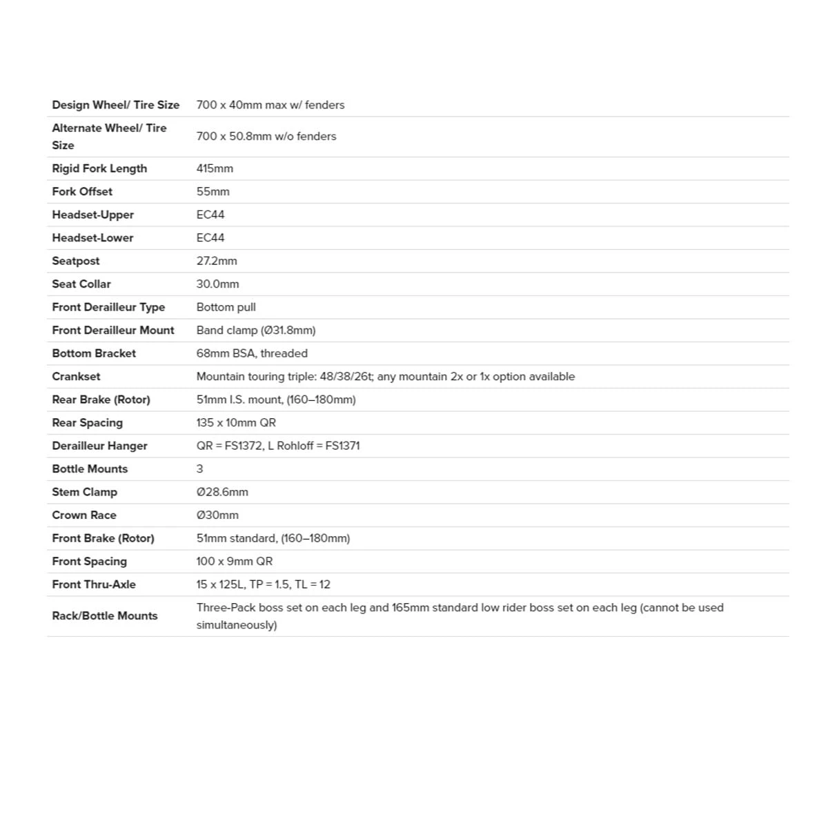 Salsa Marrakesh - Frame Kit Voor Toerfiets 6 Salsa Marrakesh - Frame Kit Voor Toerfiets - Afbeelding 4