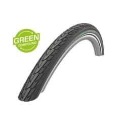 Schwalbe Road Cruiser Clincher Band - 24x1.75 Inch - K-Guard - GC - Reflecterende Strepen - Zwart