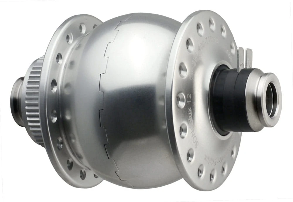 Naafdynamo-SONdelux12 Schijf Centreer Slot - Zilver Geanodiseerd 3 Naafdynamo-SONdelux12 Schijf Centreer Slot - Zilver Geanodiseerd