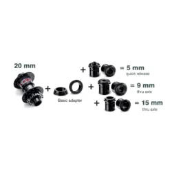 Reverse Basisadapter Voor EVO-9 Voorwielnaaf -Velo Glans Verkoop basic adapter fuer evo 9 vorderradnabe 95771