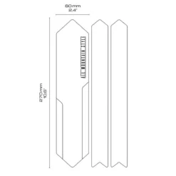 Kettingboogbeschermer - Honingraatstructuur Helder 9 Kettingboogbeschermer - Honingraatstructuur Helder -Velo Glans Verkoop chain 12