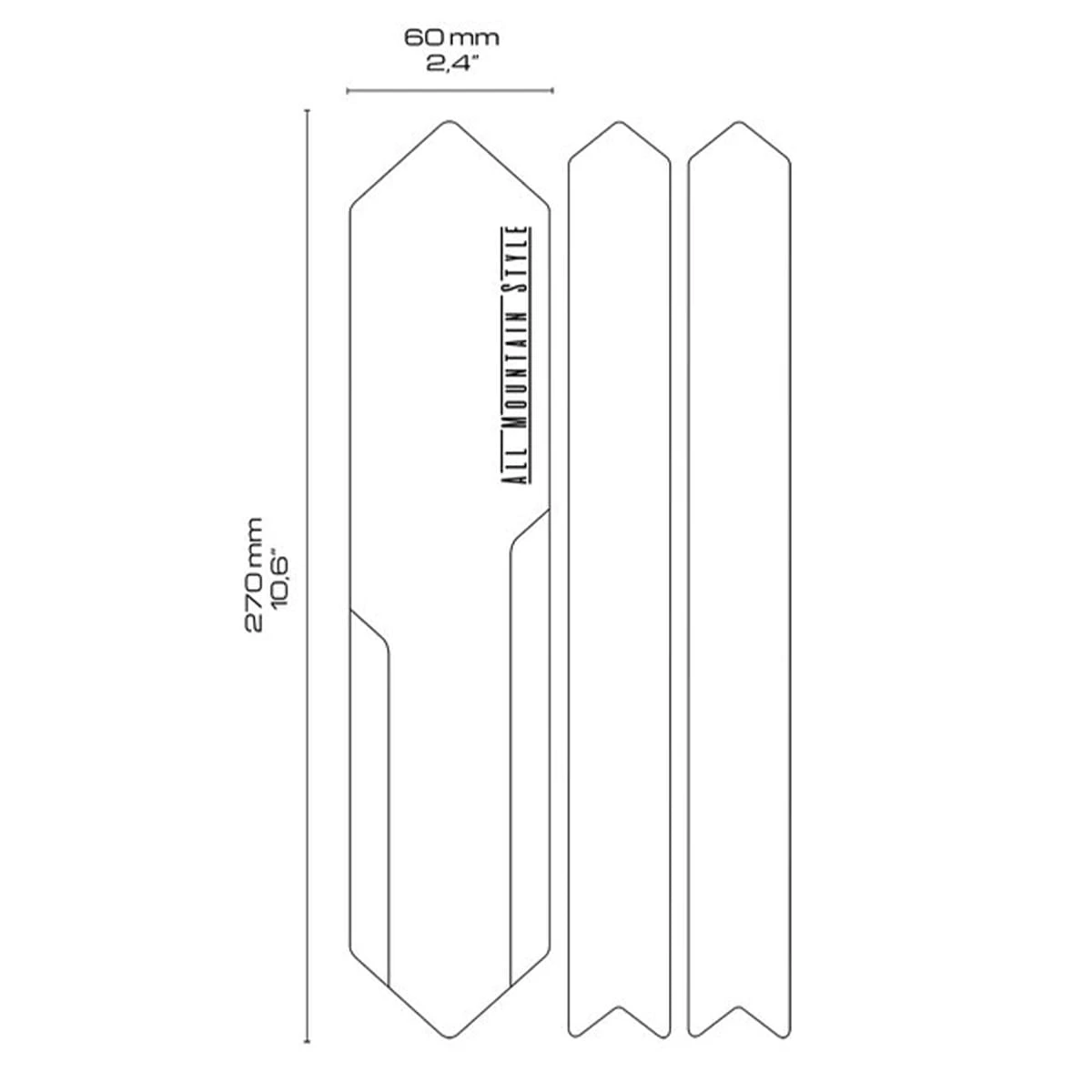 Kettingboogbeschermer - Honingraatstructuur Helder 5 Kettingboogbeschermer - Honingraatstructuur Helder - Afbeelding 3