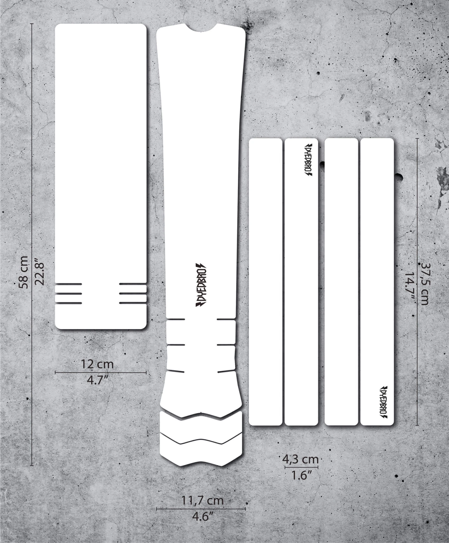 Dyedbro E-bike Frame Beschermingskit Heldere Glans - Zwart 3 Dyedbro E-bike Frame Beschermingskit Heldere Glans - Zwart