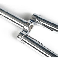 Flat Crown Rupsvork 1 Inch Draad - Chroom -Velo Glans Verkoop flat crown track fork gabel 1 zoll gewinde chrome 178720