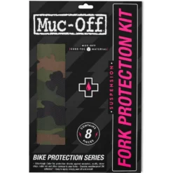 Muc-Off Vorkbeschermingsset - Camo Zwart/groen