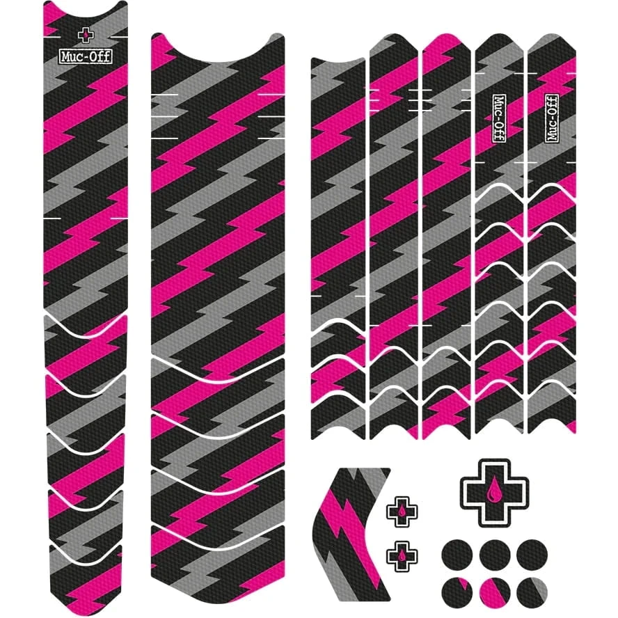 Muc-Off Framebeschermingsset E-MTB - Bout/Roze 4 Muc-Off Framebeschermingsset E-MTB - Bout/Roze - Afbeelding 2