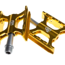 Spoorpedalen - Goud 7 Spoorpedalen - Goud -Velo Glans Verkoop track pedale gold 151022